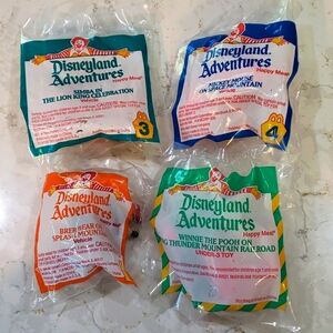 1994 McDonald's Disneyland adventures vehicles